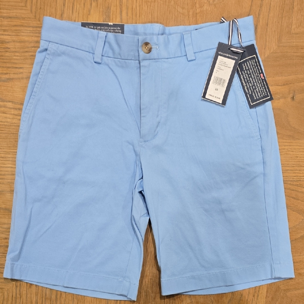 Vineyard Vines Men's Jake Blue Flat Front 9" Breaker Shorts Size 28 NWT